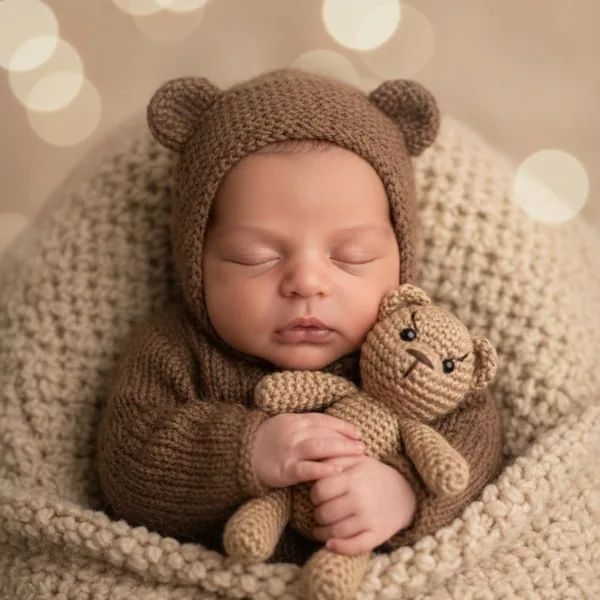 Retrato newborn criado com o prompt